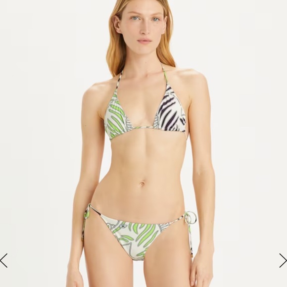 BRAND NEW TORY BURCH "PRINTED STRING BIKINI" - XS - Picture 3 of 9